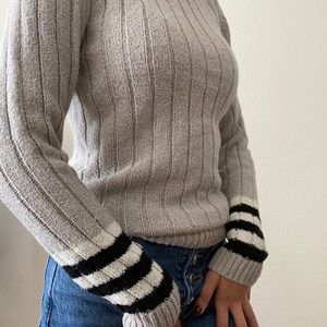 DROP DEAD cream sweater (brand new)